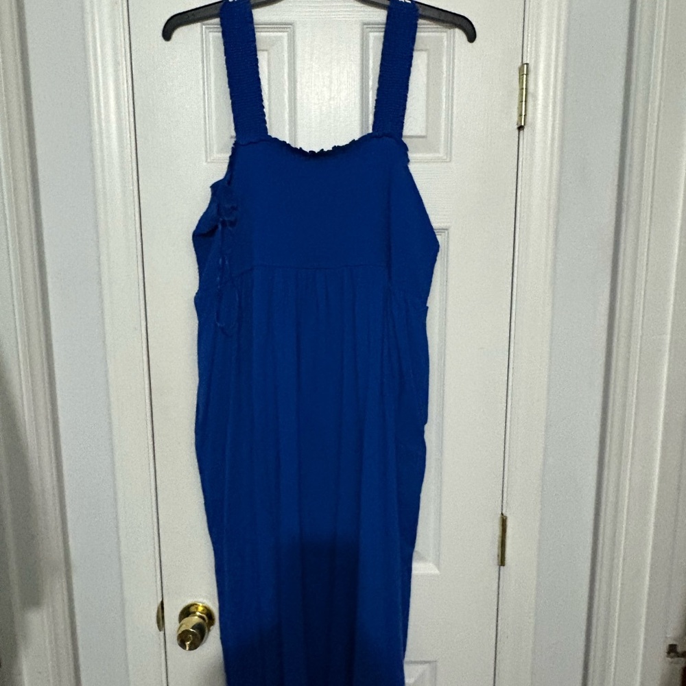 Old Navy Royal Blue Textured Dress